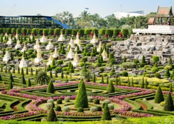 61965153 nong nooch tropical botanical garden in thailand