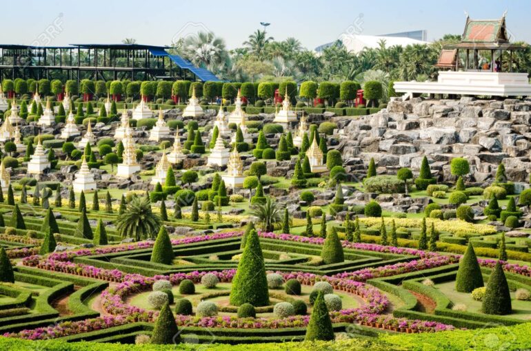 61965153 nong nooch tropical botanical garden in thailand